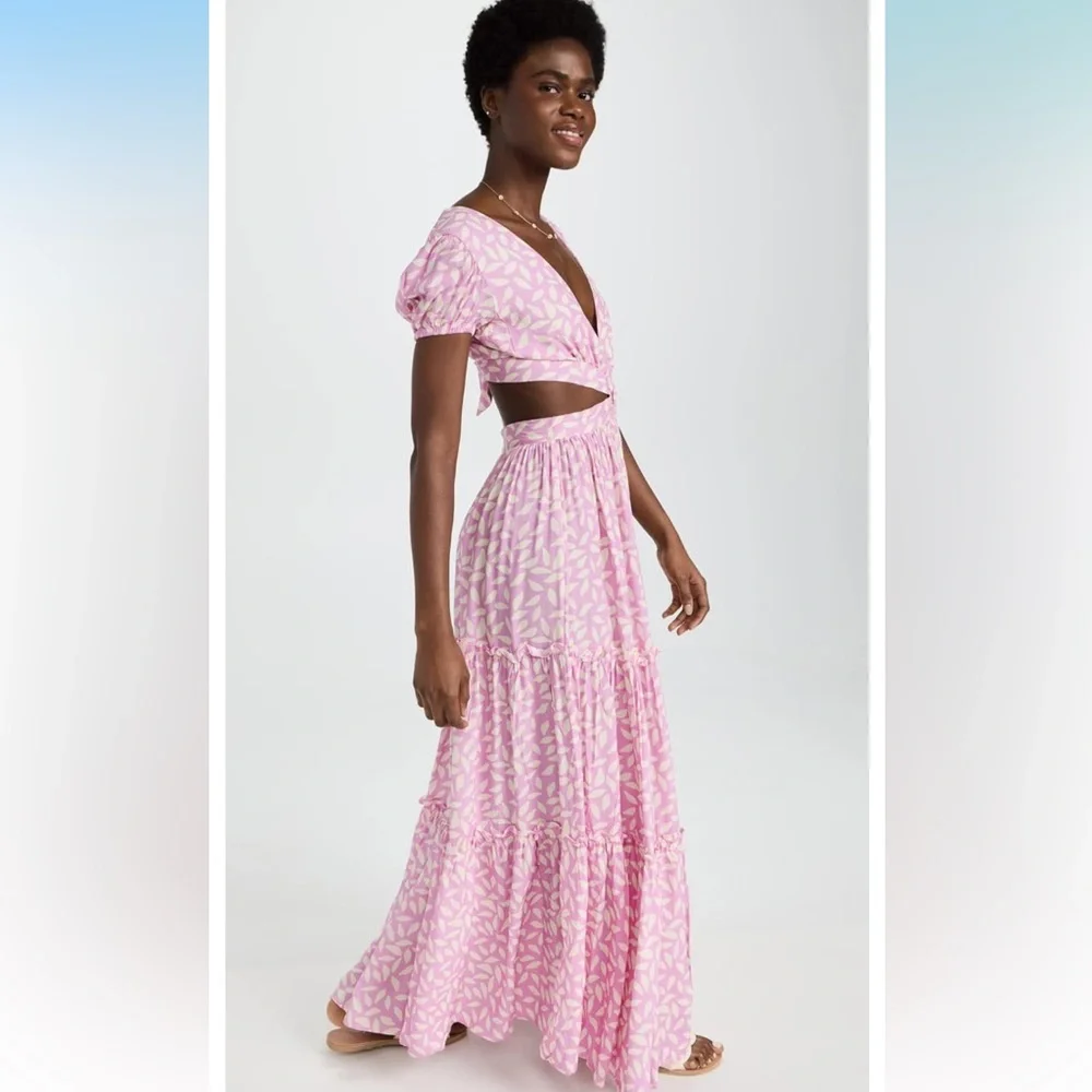 Palmacea Lavanda Hoop Dress Cover Up Macarena size XS Resort Summer NWT Colombia - Picture 2 of 11